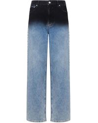 Moschino - Two-Tone Jeans - Lyst