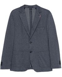 Liu Jo - Checked Single-Breasted Blazer - Lyst