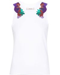 Dorothee Schumacher - Bead-embroidered Tank Top - Lyst