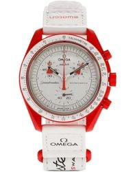 Omega - X Swatch Mission To Mars 42Mm Watch - Lyst