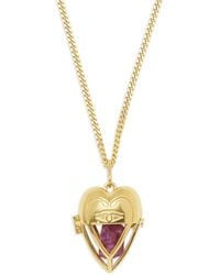 CAPSULE ELEVEN - Heart-Pendant Ruby Necklace - Lyst