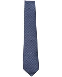 Canali - Geometric-Pattern Silk Tie - Lyst