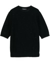 Fabiana Filippi - T-Shirt Mit Pailletten - Lyst