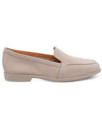 Santoni - Loafer Mit Runder Kappe - Lyst