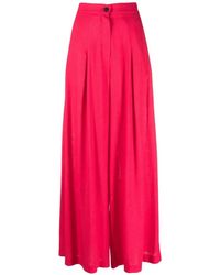 Tessitura Body Couture - Pleated Wide-Leg Trousers - Lyst
