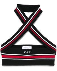 Off-White c/o Virgil Abloh - Crossover-Straps Top - Lyst