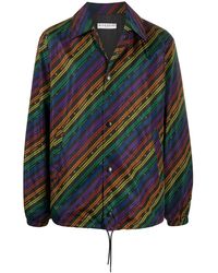 Givenchy - Chain-Print Buttoned Jacket - Lyst
