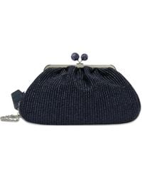 Weekend by Maxmara - Medium Pasticcino Bead-Embellished Woven Clutch Bag - Lyst