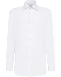 Kiton - Camicia Con Bottoni - Lyst