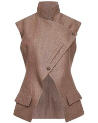 BATAKOVIC Belgrade - Asymmetric Portofino Vest - Lyst