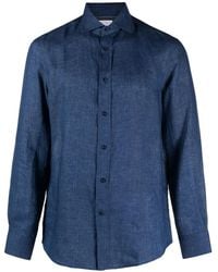 Brunello Cucinelli - ボタン リネンシャツ - Lyst