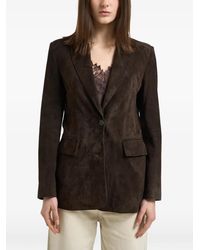 S.w.o.r.d 6.6.44 - Button Suede Coat - Lyst