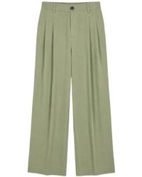 Essentiel Antwerp - Pleated Wide-Leg Trousers - Lyst