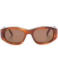 Sestini Eyewear - Nove Oval-Frame Sunglasses - Lyst