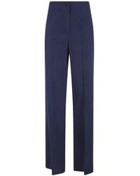 Seventy - Pinstripe-Pattern Straight-Leg Trousers - Lyst