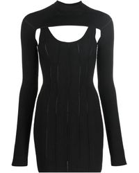 Roberto Cavalli - Removable-Bolero Ribbed-Knit Mini Dress - Lyst