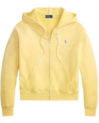 Polo Ralph Lauren - Logo-Embroidered Zip-Up Hoodie - Lyst