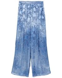 Ermanno Scervino - Hose Mit Blumenjacquard - Lyst