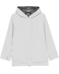 Herno - Zip-Up Hooded Coat - Lyst