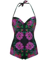 Amir Slama - Floral Print Swimsuit - Lyst