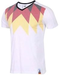 adidas - T-Shirt À Col V - Lyst
