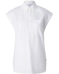 Bogner - Hunter Cap-Sleeve Blouse - Lyst