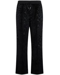 Roberto Cavalli - Animal-Print Track Pants - Lyst