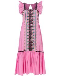 Temperley London - Florentine Midi Dress - Lyst