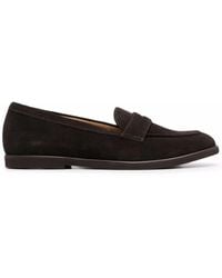 SCAROSSO - Monica Leather Loafers - Lyst