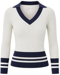 Guess - Jersey Sydney Con Ribete A Rayas - Lyst
