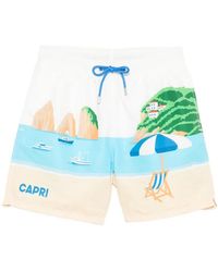 MC2 Saint Barth - Gustavia Swim Shorts With Print - Lyst