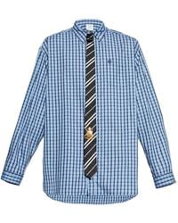 Vetements - Checked Cotton Shirt - Lyst