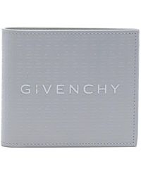 Givenchy - Portafoglio bi-fold goffrato 4G - Lyst