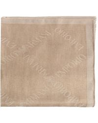 Emporio Armani - Logo Scarf - Lyst