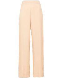 Jil Sander - High-Waisted Straight-Leg Trousers - Lyst