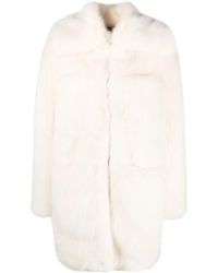 DSquared² - Faux-Fur Oversized Coat - Lyst