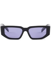 Prada - Triangle-Logo Rectangle-Frame Sunglasses - Lyst
