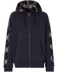 mens burberry zip hoodie