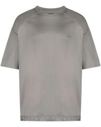 Juun.J - T-Shirt En Coton À Logo Brodé - Lyst