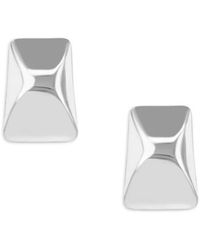 Anine Bing - Curved Rectangle Earrings - Lyst