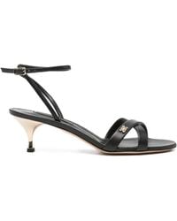 Casadei - Jane Crossover-Strap Buckle-Fastening Sandals - Lyst