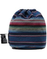 Neighborhood - Striped Drawstring Messenger Bag - Lyst