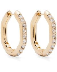 Swarovski - Dextera Hoop Earrings - Lyst
