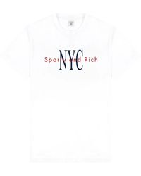 Sporty & Rich - Ny Minute T-Shirt - Lyst
