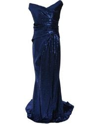 Talbot Runhof - Mezzaluna Sequin-Embellished Gown - Lyst