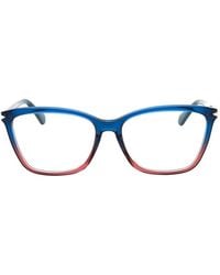 GUESS EYEWEAR - Gradient-Effect Rectangle-Frame Glasses - Lyst