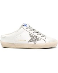 Golden Goose - Super-star Leather Mules - Lyst