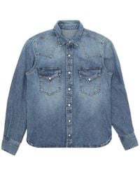 Fortela - Flap-Pocket Denim Shirt - Lyst