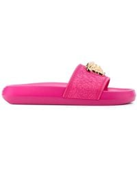 Versace - SLIDES 'PALAZZO' IN GOMMA - Lyst