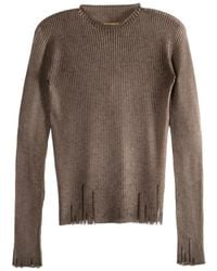 Uma Wang - Ribbed Long-Sleeves Top - Lyst